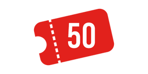 Ticket graphic for 50 numbers